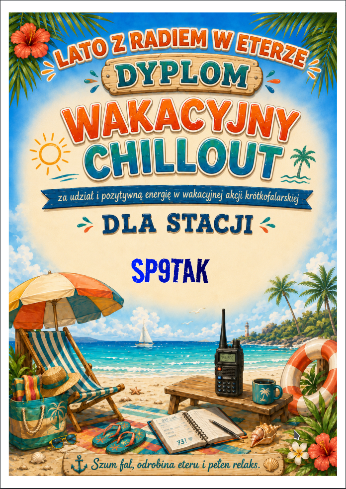 Award Wakacyjny Chillout